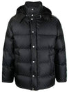 GG Jacquard Hooded Padding Jacket Black - GUCCI - BALAAN 2