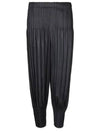 Fluffy Basic Track Pants Black - ISSEY MIYAKE - BALAAN 2