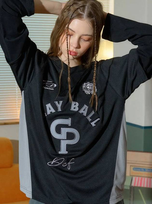 PLAY BALL Layered Jersey Long Sleeve Black - CPGN STUDIO - BALAAN 2