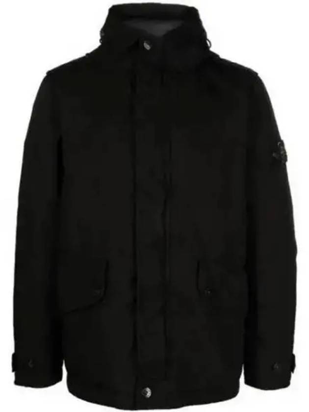 David-TC Down Short Parka Black - STONE ISLAND - BALAAN 2