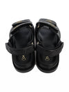 Women's CC Logo Velcro Sandals Gold Black - CHANEL - BALAAN 5