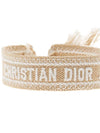 Embroidered Logo Bracelet Set Beige - DIOR - BALAAN 7