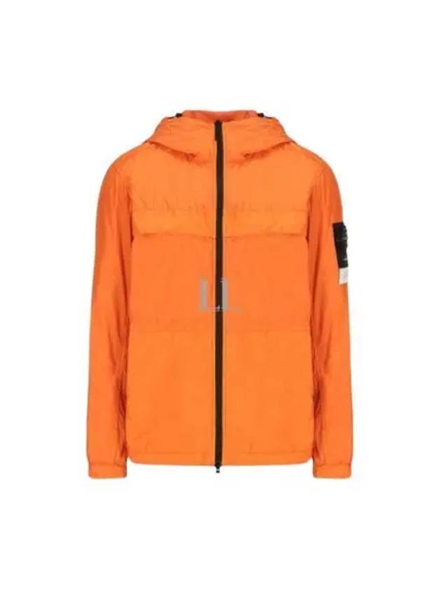 Crinkle Reps Hooded Jacket Orange - STONE ISLAND - BALAAN 2