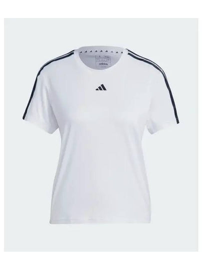 Train Essentials Aeroready 3S Short Sleeve T-Shirt White - ADIDAS - BALAAN 2