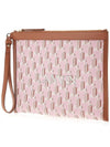 Logo Clutch Bag Pink - LANVIN - BALAAN 3