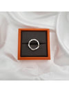 Small Chaine D'Ancre Enchainee Ring Silver - HERMES - BALAAN 8