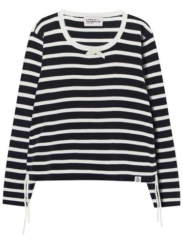 Striped shirring knit Black - THE GREEN LAB - BALAAN 1