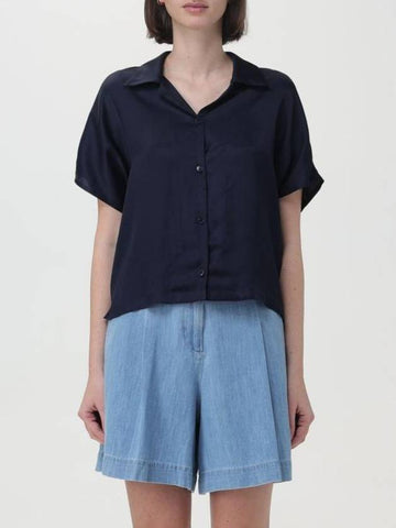 Miley Short Sleeve Shirt Navy - A.P.C. - BALAAN 1