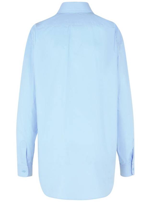 Moschino Light Blue Cotton Shirt - MOSCHINO - BALAAN 3