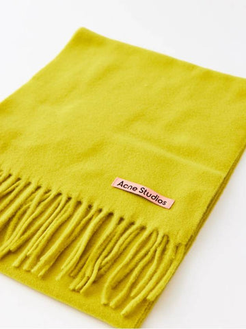 Muffler Scarf Skinny Yellow - ACNE STUDIOS - BALAAN 1