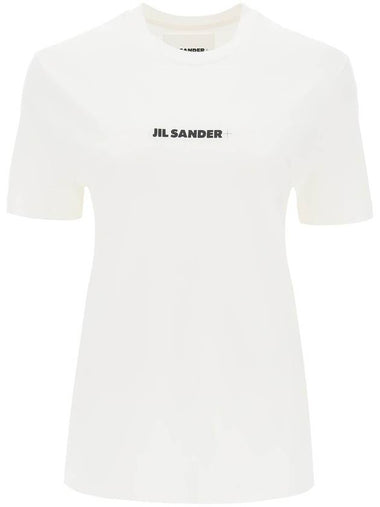 logo print t-shirt - JIL SANDER - BALAAN 1