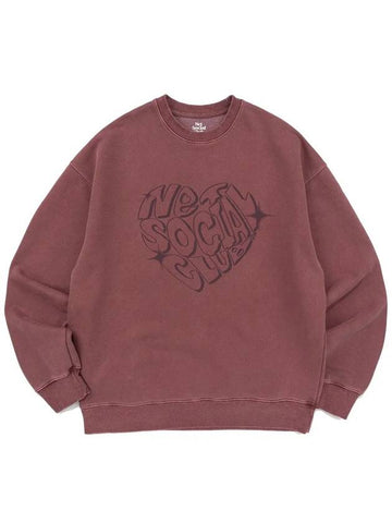 CHROME HEART PIGMENT MTM BURGUNDY - NET SOCIAL CLUB - BALAAN 1