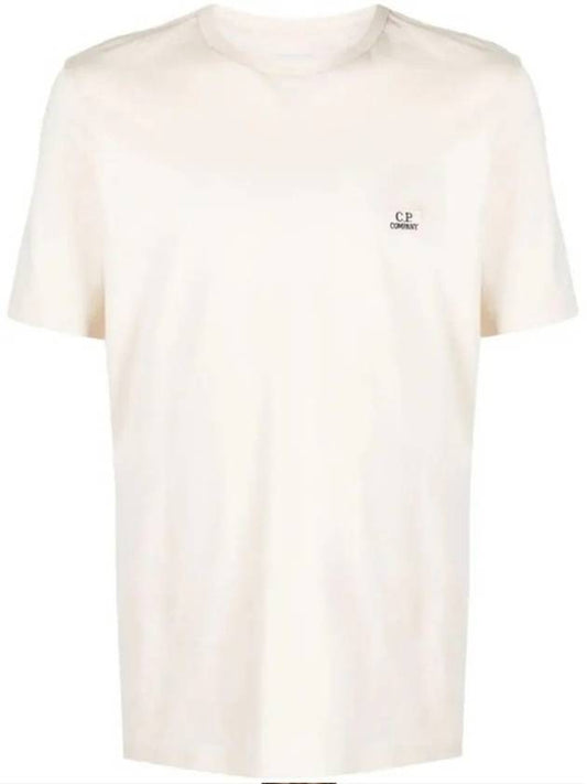 30/1 Jersey Logo Short Sleeve T-Shirt White - CP COMPANY - BALAAN 2