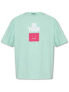 In Your Face Short Sleeve T-Shirt Soft Green - ACNE STUDIOS - BALAAN 1