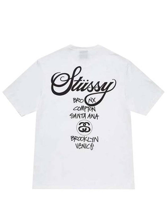 world tour t shirt white women - STUSSY - BALAAN 1