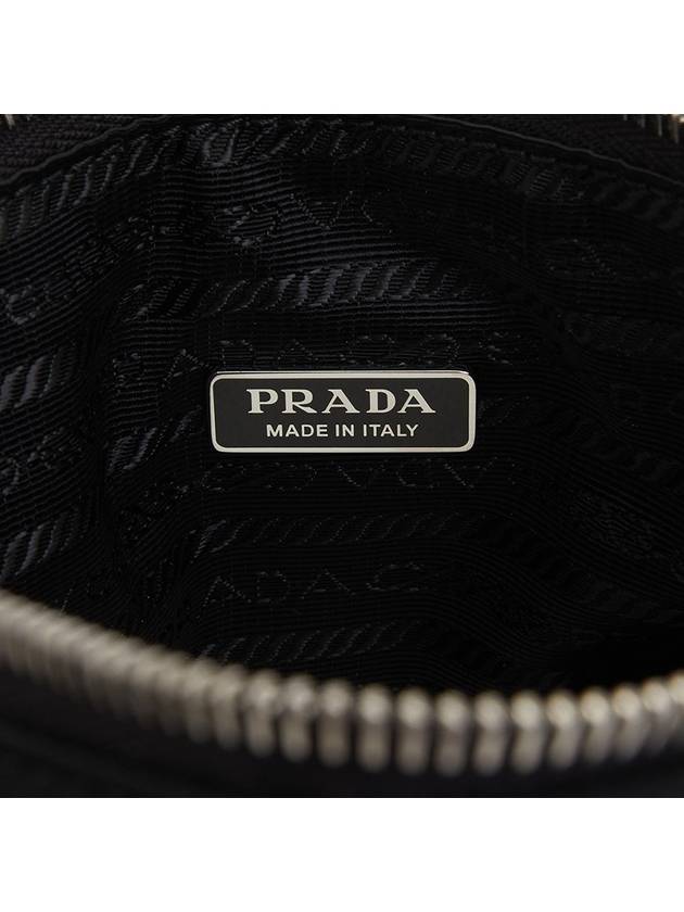 Triangle Logo Re-Nylon Cross Bag Black - PRADA - BALAAN 11