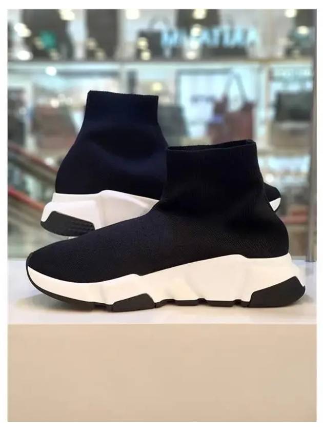 Speed Trainer  High Top Sneakers Black White - BALENCIAGA - BALAAN 3