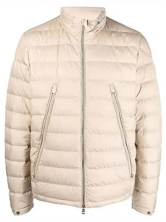 1A00015 54A81 20L ALFIT short down jacket beige men s TLS 270591 - MONCLER - BALAAN 1