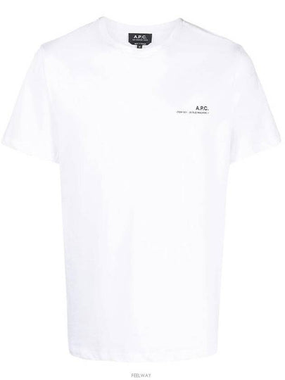 Men's Item Logo Cotton Short Sleeve T-Shirt White - A.P.C. - BALAAN 2