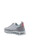 Tech Runner Panel Low Top Sneakers Grey - THOM BROWNE - BALAAN 4