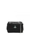 ORB Plaque Small Cross Bag Black - VIVIENNE WESTWOOD - BALAAN 2