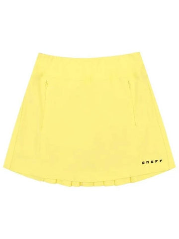 Inverted Pleated Detail Culottes OF4023LAYELLOW - ONOFF - BALAAN 1