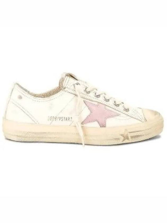 V-Star Leather Low Top Sneakers Beige - GOLDEN GOOSE - BALAAN 2