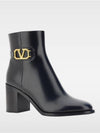 V Logo Signature Middle Boots Black - VALENTINO - BALAAN 3