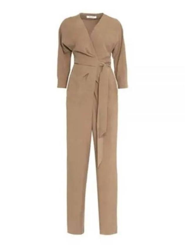 Gattoni Wrap Jumpsuit Camel - MAX MARA - BALAAN 2