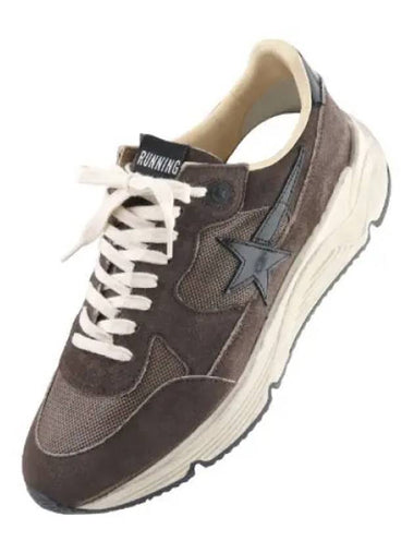 Running sole black leather star men s shoes sneakers - GOLDEN GOOSE - BALAAN 1