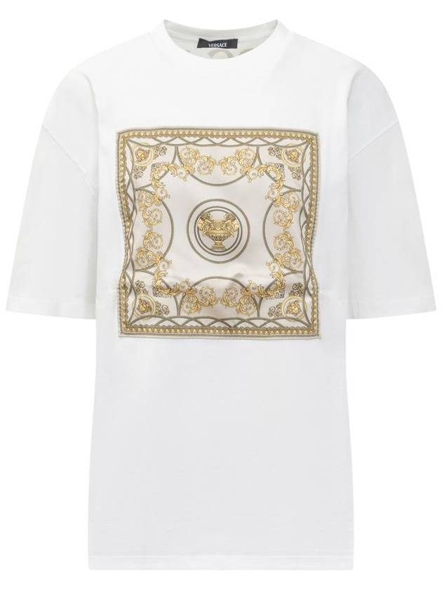 Versace T-Shirt With La Coupe De Dieux Print - VERSACE - BALAAN 1