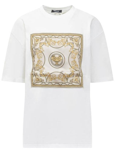 Versace T-Shirt With La Coupe De Dieux Print - VERSACE - BALAAN 1