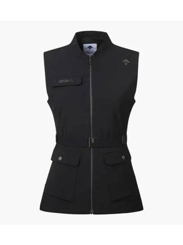 GOLF Women s Mid Hip Length Woven Vest DP32WFWV85 - DESCENTE - BALAAN 1