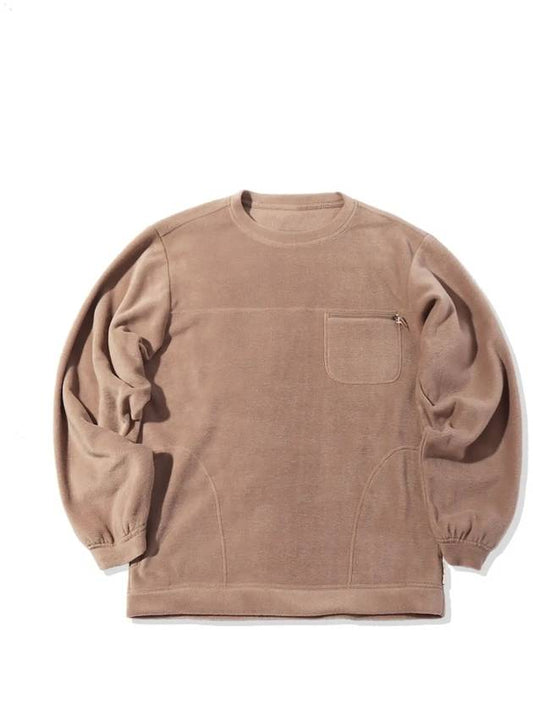 sherpa overfit sweatshirt beige - OFFGRID - BALAAN 2