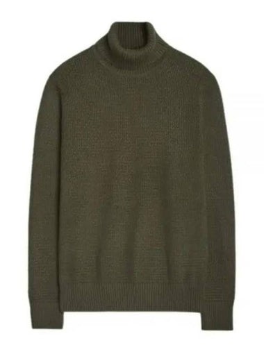 Men's Olivero Turtleneck Knit Top Forest Green - J.LINDEBERG - BALAAN 1