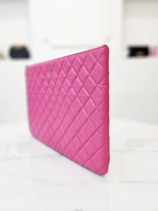 Caviar large clutch bag pink A82545 - CHANEL - BALAAN 2