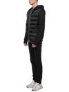 Men's Fleece Zip-Up Padding Black - MONCLER - BALAAN 5