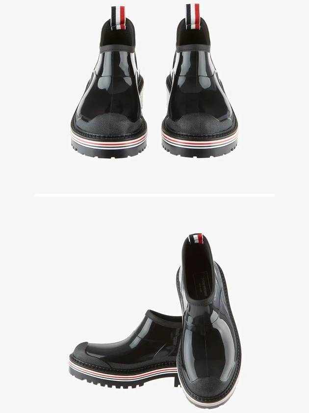 Men's Molde Rubber Garden Ankle Boots Black - THOM BROWNE - BALAAN 4
