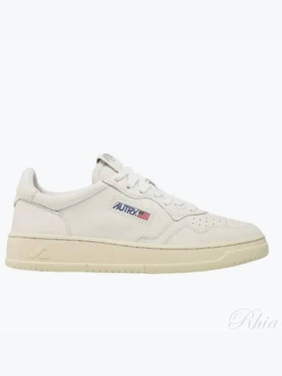 Medalist Goatskin Low Top Sneakers White - AUTRY - BALAAN 2