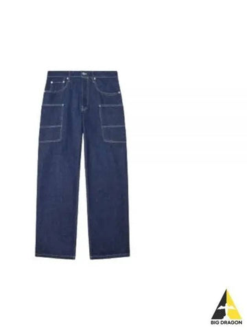 Cargo Monkey Denim Jeans FE6 5DP408 6A1 DM - KENZO - BALAAN 1