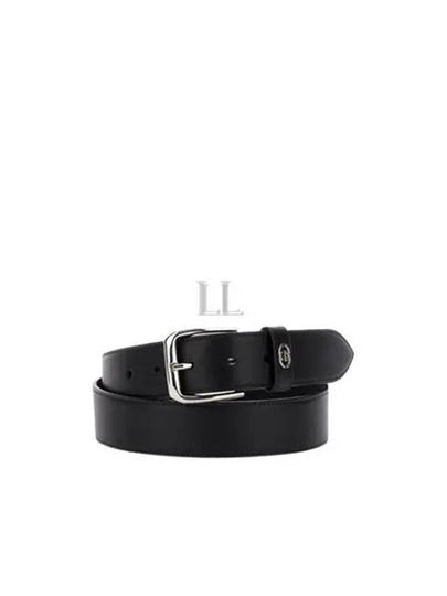 Interlocking G Detail Leather Belt Black - GUCCI - BALAAN 2