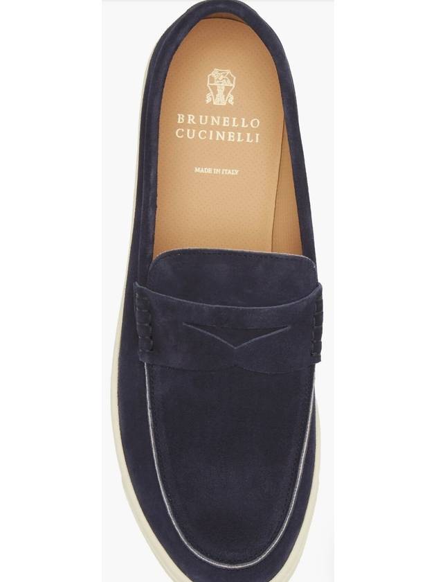 Wade Penny Loafers Navy - BRUNELLO CUCINELLI - BALAAN 4