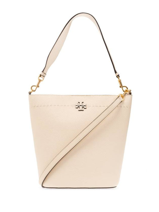 McGraw Logo Bucket Bag Beige - TORY BURCH - BALAAN 2