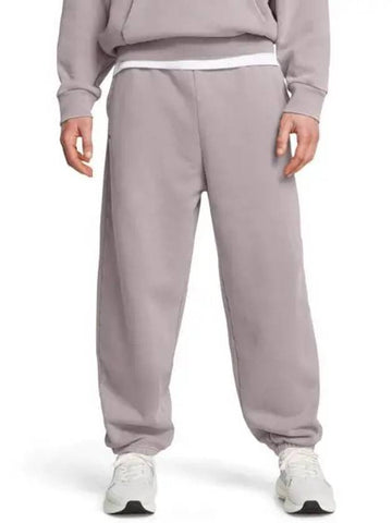 Icon Heavyweight Fleece Wash Oversized Pants 1386554 015 - UNDER ARMOUR - BALAAN 1