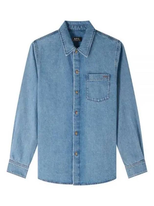 Vittorio Brodee Overshirt Pale Blue - A.P.C. - BALAAN 2