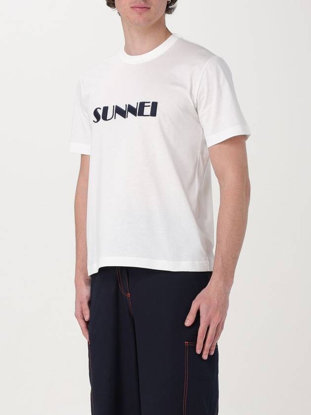 T-shirt Sunnei in cotone con logo - SUNNEI - BALAAN 4