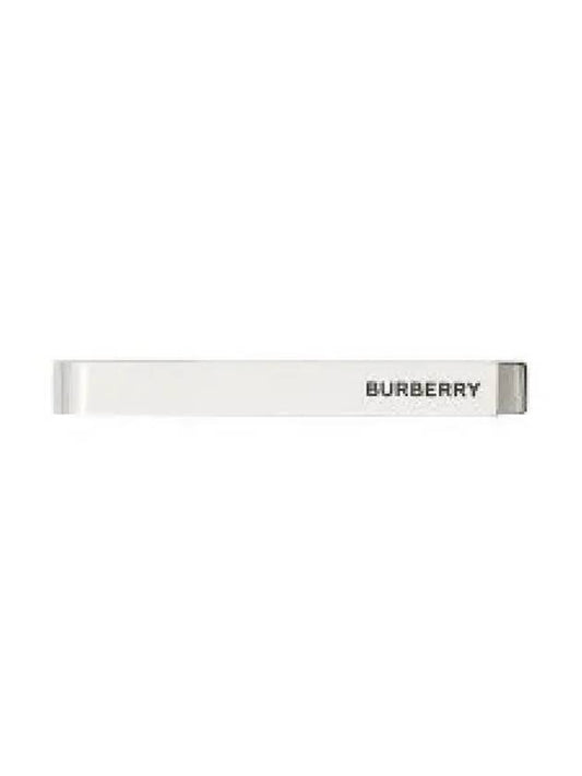 Logo Detail Tie Bar Silver - BURBERRY - BALAAN 2