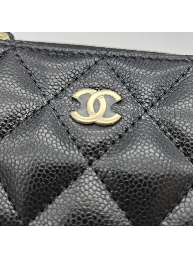 Classic 3 fold half wallet card gold AP3177 - CHANEL - BALAAN 10