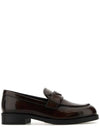 Women's Leather Loafers Brown - PRADA - BALAAN 3