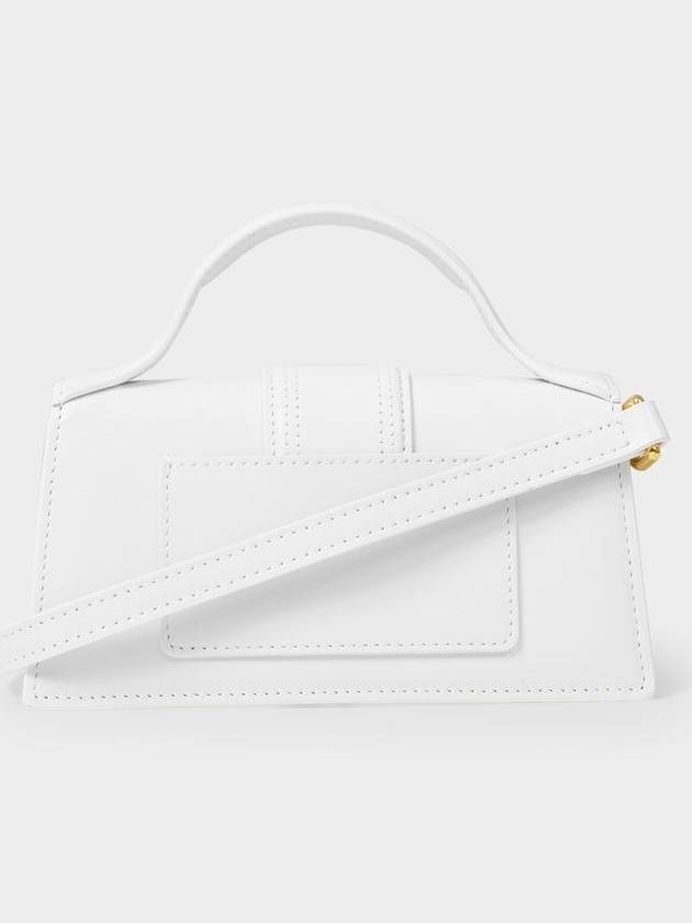 Le Bambino Gold Hardware Logo Mini Tote Bag White - JACQUEMUS - BALAAN 4